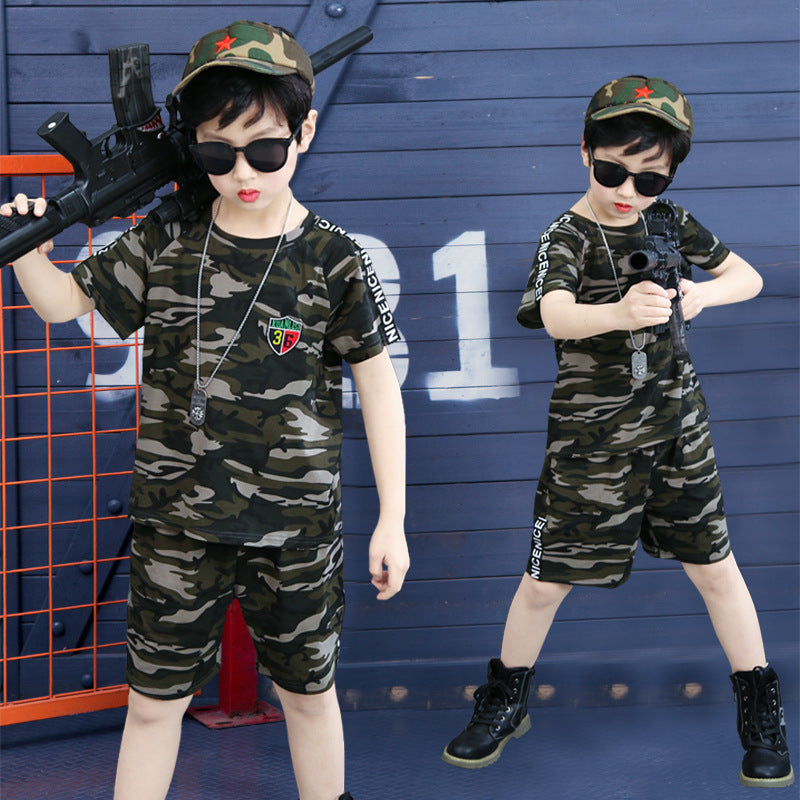 Boys' Camouflage Summer Clothing Boys' Camouflage Summer Clothing